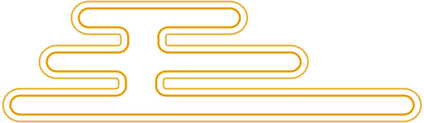 Obraz premium Golden Chinese style lines