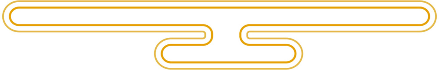 Golden Chinese style lines