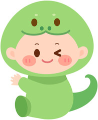 Snake Costume Baby  Wink 
