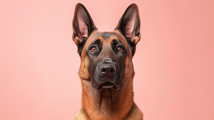 Obraz premium Close-up Portrait of a German Shepherd