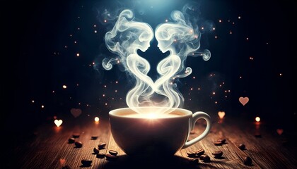 Romantic Vibes Emanating from the Scent of Coffee.