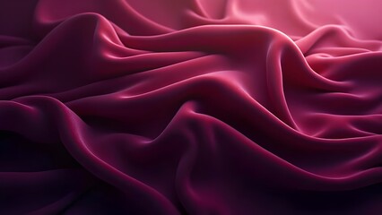 Obraz premium Seamless Velvet Background Deep Burgundy to Dark Plum with Soft Folds