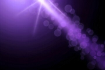 Obraz premium Intense purple beam piercing a dark abstract background.