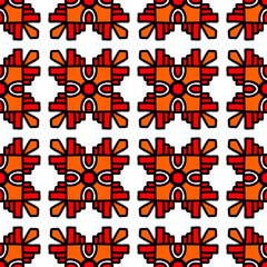 pattern batik flower damask ethnic boho ikat texture tribal geometric background