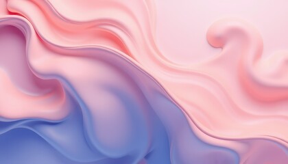 Obraz premium Abstract Pink and Purple Fluid Wave Background