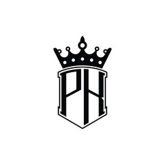 PK monogram logo design letter text name symbol monochrome logotype alphabet character simple logo