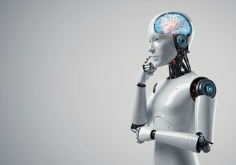 Contemplative AI: A Thoughtful Robot in Digital Space