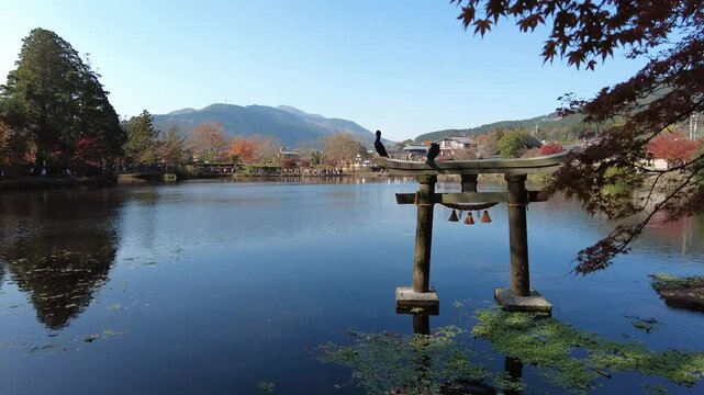 Video about the town of Kinrin LAke Yufuin Japan