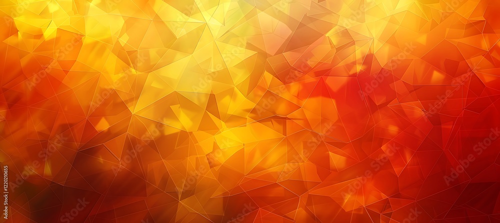 Poster modern background with abstract yellow and red geometric shapes for artistic patterns and digital ba