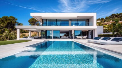 Experience the allure of this contemporary house design.