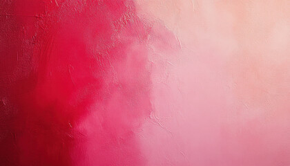 Obraz premium Bold gradient background blending cherry red and soft pink hues, creating vibrant and warm atmosphere. Ideal for artistic projects or as striking backdrop