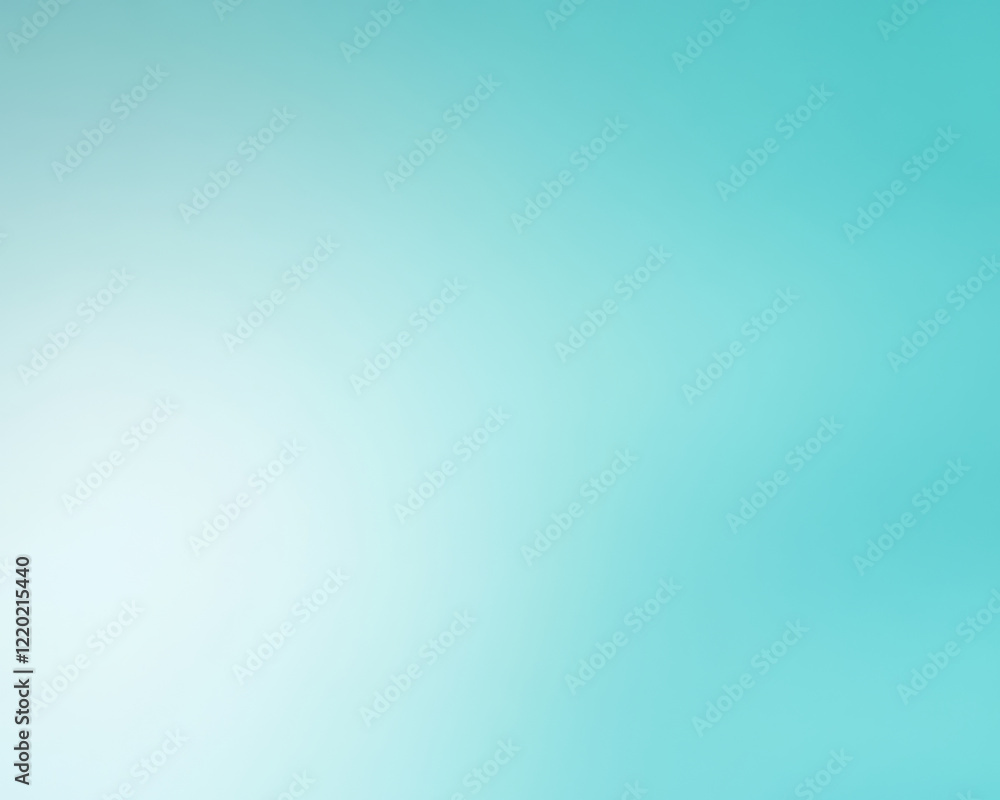 Poster smooth gradient background featuring vibrant teal hues, creating calming and serene atmosphere. perf