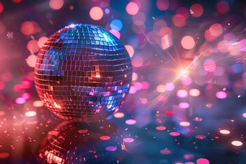 Fototapeta premium A disco ball sitting on top of a table