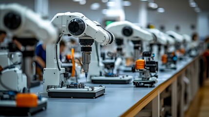 Fototapeta premium Automated Robotic Assembly