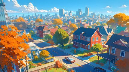 Suburban Areas landscape