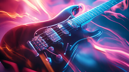 Obraz premium The power of music, wallpaper, modern sound and entertainment empowers people around the world.