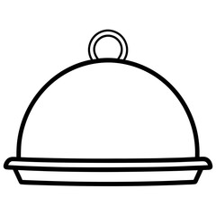 Creative Line Art Serving Tray Designs