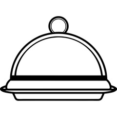 Creative Line Art Serving Tray Designs