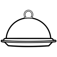 Creative Line Art Serving Tray Designs