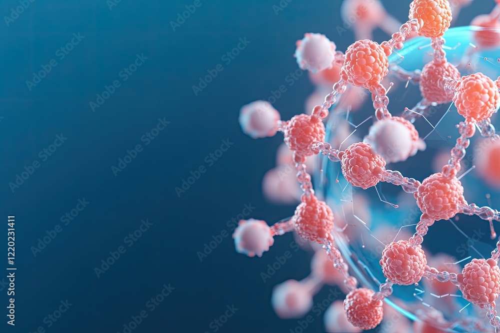 Aufkleber dynamic representation of vaccine protection visualized through abstract digital shield composed of 