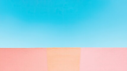 Fototapeta premium minimalistic graphic design featuring vibrant color palettes with ample copy space in clean style