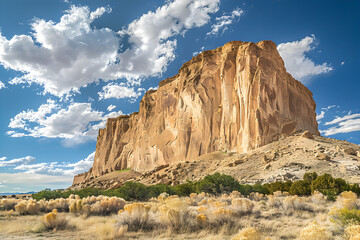 Fototapeta premium Spectacular Scenery: An Epitome of New Mexico's Majestic State Parks and Deserts' Beauty