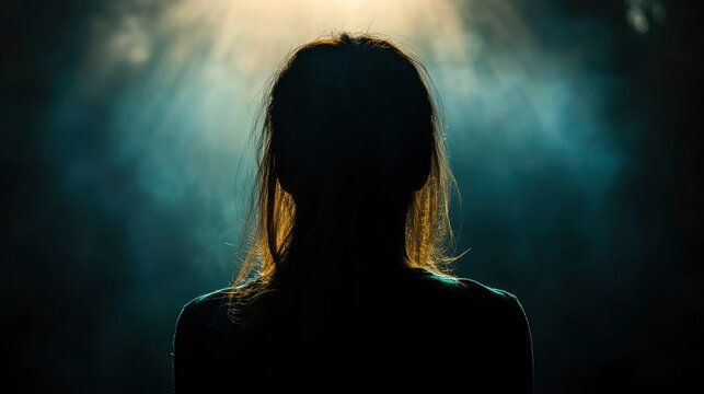 Mysterious Silhouette of a