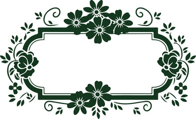 Elements In baroque, rococo, victorian renaissance style. Trendy floral vintage pattern. vintage floral frame for any wedding and other occution decoration  