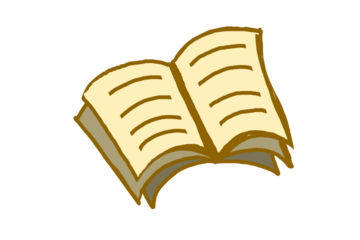 book with bookmark isolated transparent background 