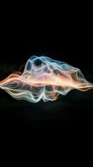 Abstract Neon Wave  Tech Light Background for Banners  Posters   Websites