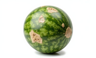 Close-up of a textured watermelon