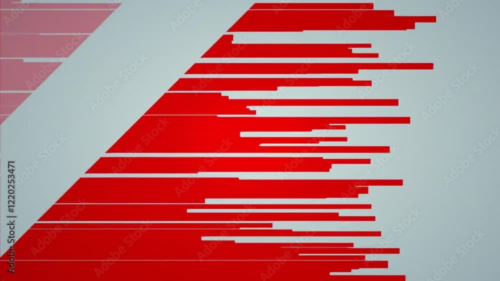 Aufkleber abstract lines pattern with red and black on gradient background