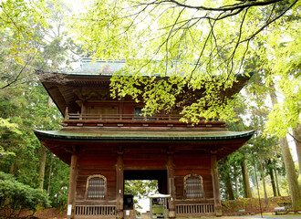 比叡山　延暦寺　総門　文殊楼