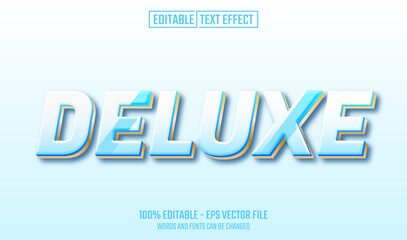 deluxe editable text effect