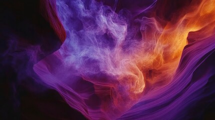Fototapeta premium A photograph of an orange and purple rock, abstract photography, colorism, 2K, high resolution