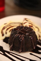 Dessert food at a local restaurant in northern Minnesota. 