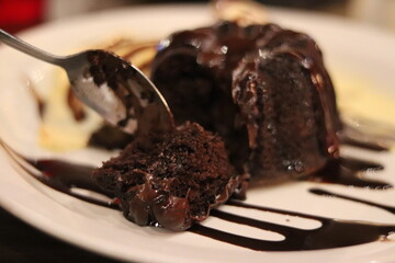 Dessert food at a local restaurant in northern Minnesota. 