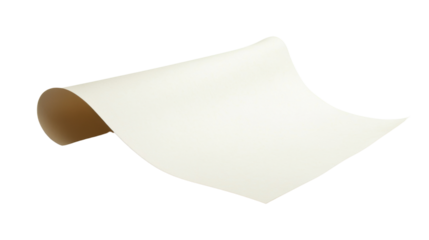 roll of paper isolated on white background 