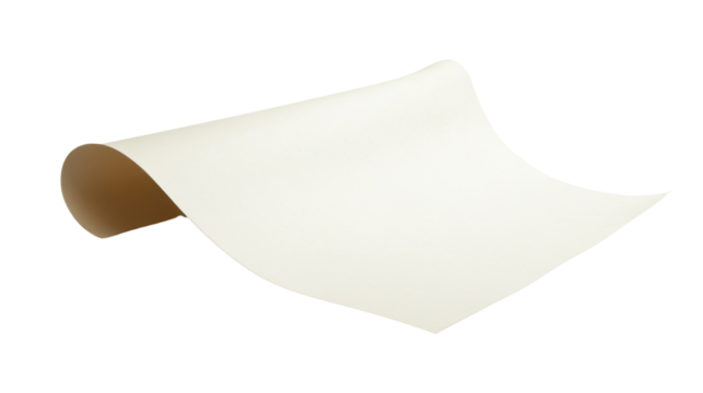 roll of paper isolated on white background 