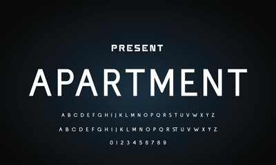 Abstract modern urban alphabet fonts. Typography sport, technology, fashion, digital, future creative logo font. vector illustration