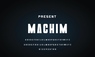 Abstract modern urban alphabet fonts. Typography sport, technology, fashion, digital, future creative logo font. vector illustration