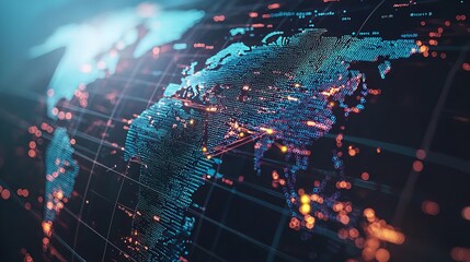 Fototapeta premium Business and Economic Growth on Global Scale
