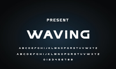 Abstract modern urban alphabet fonts. Typography sport, technology, fashion, digital, future creative logo font. vector illustration