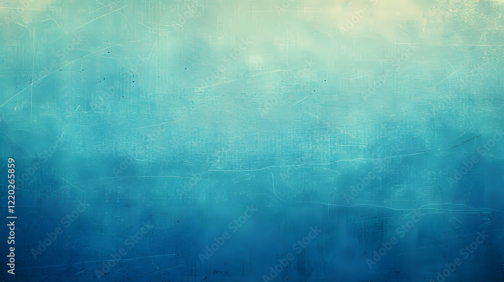 Poster simple blue vintage gradient abstract background for product or text backdrop design, generative ai