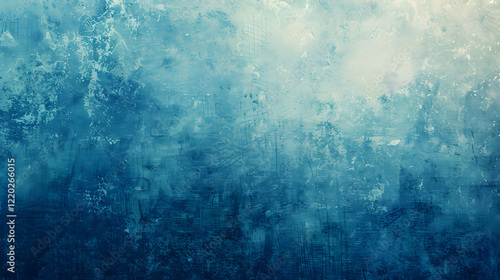 Poster simple blue vintage gradient abstract background for product or text backdrop design, generative ai