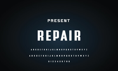 Abstract modern urban alphabet fonts. Typography sport, technology, fashion, digital, future creative logo font. vector illustration