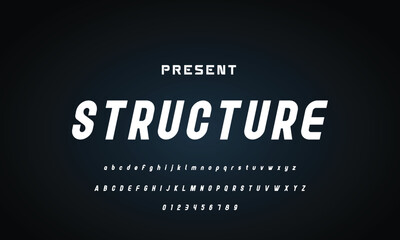 Abstract modern urban alphabet fonts. Typography sport, technology, fashion, digital, future creative logo font. vector illustration