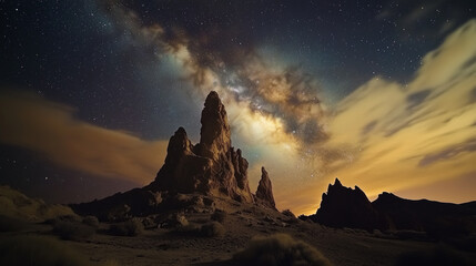 Milky Way Over San Diego A Stunning Night Sky Above California’s Coast.