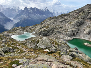 Alpine Bliss: Lac Blanc Views Along Grand Balcon Trail, Chamonix, France