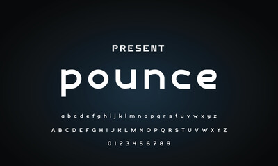 Abstract modern urban alphabet fonts. Typography sport, technology, fashion, digital, future creative logo font. vector illustration